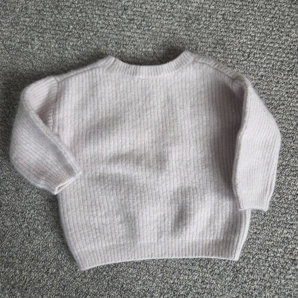 Quince Cashmere Toddler Ribbed Sweater - Picture 4 of 5